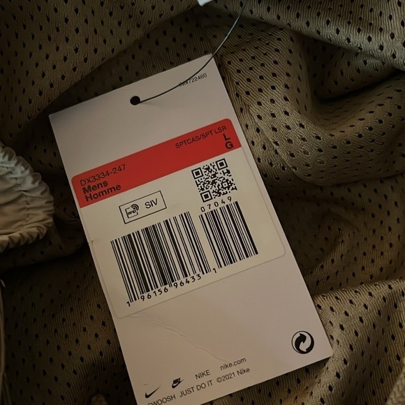 Nwt Nike loose fit straight leg stacked pants L - Picture 7 of 8